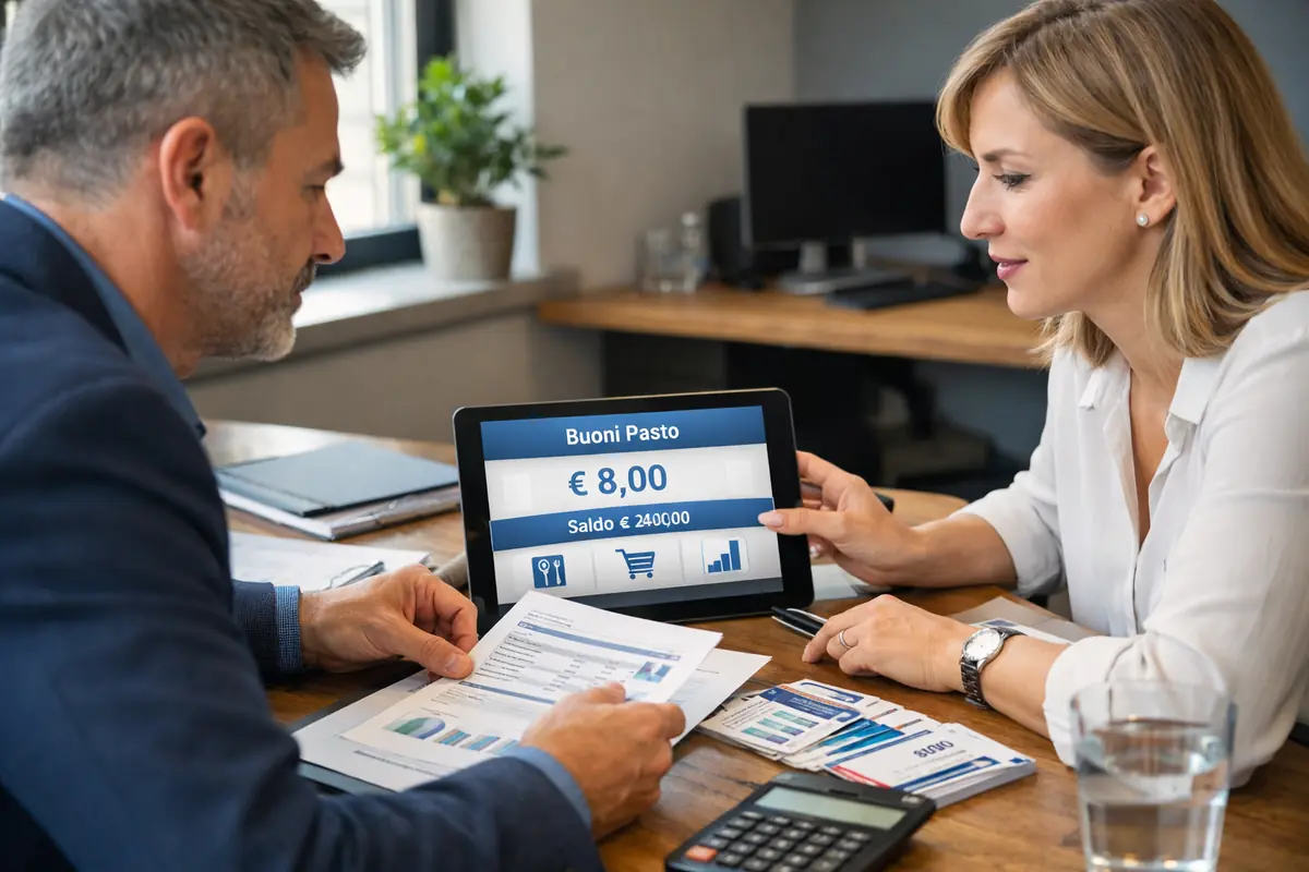 discussione su buoni pasti in ufficio